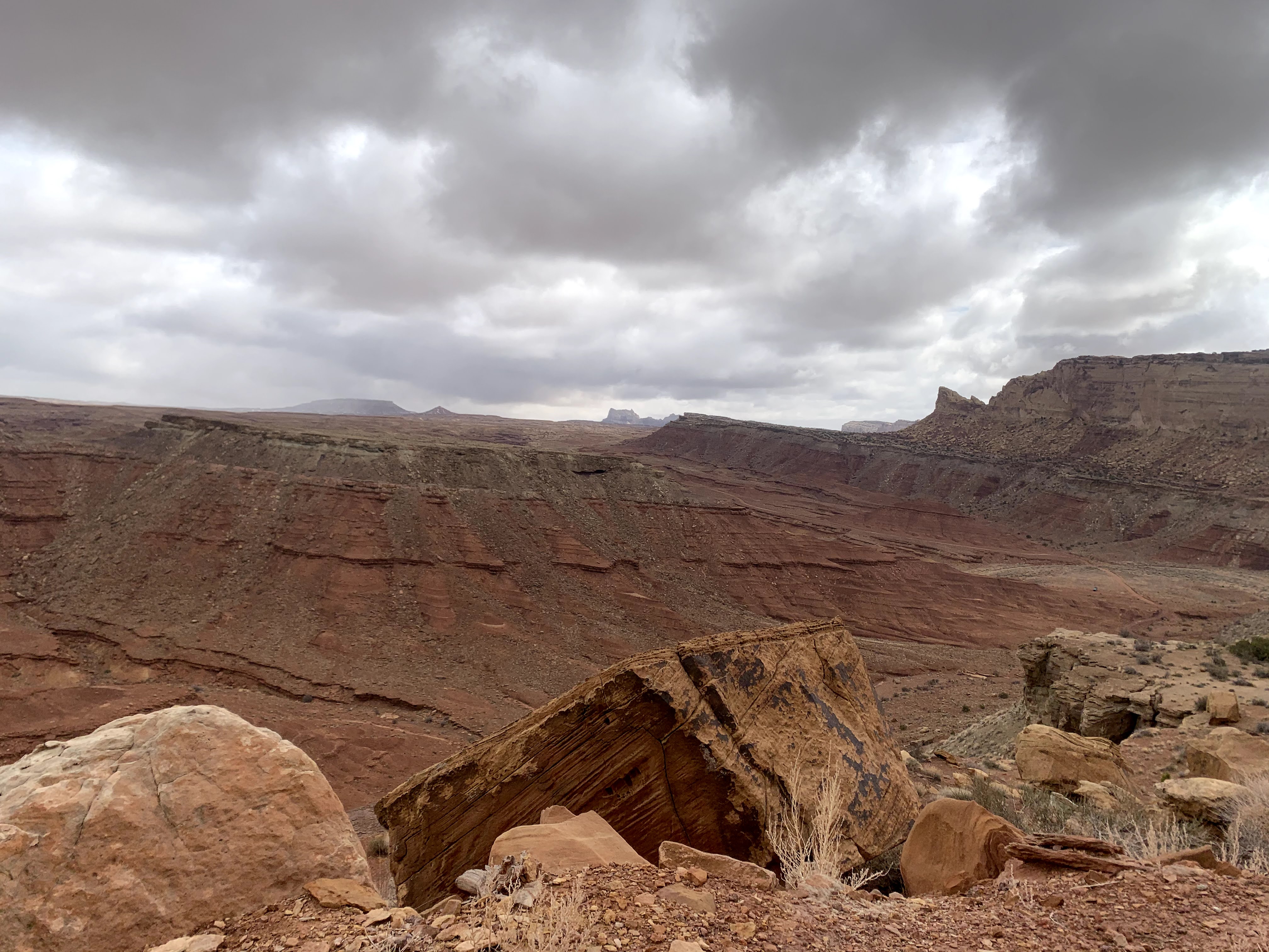 Cloudy threatening sky